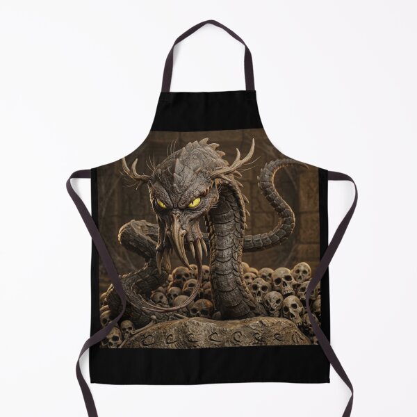 Aperçu de l'œuvre Jörmungandr, le Serpent de Midgard ou Serpent du Monde créée et vendue par Vintage Designs +.