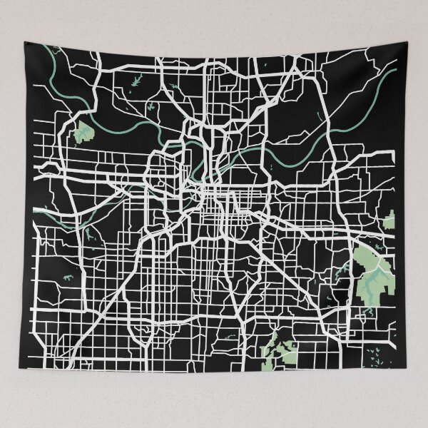 Item preview, Kansas City Map Missouri USA Travel Souvenir designed and sold by MapsByLeo.