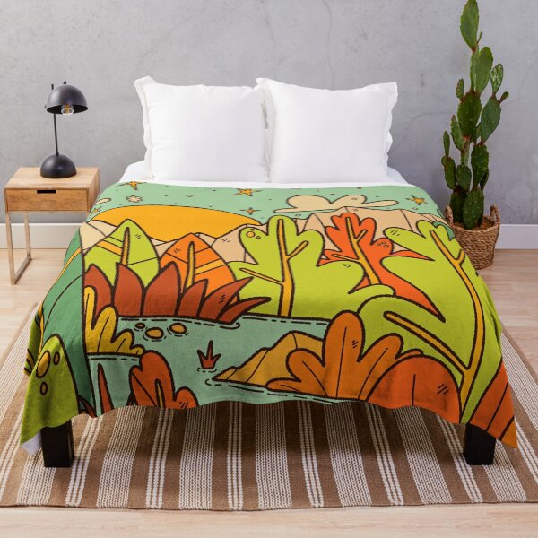 Item preview, Autumn riverway designed and sold by Swadeillustrations.