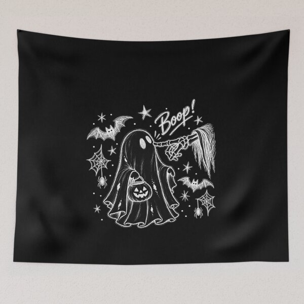 Item preview, Retro Boo-p! Boo Ghost  designed and sold by HarinDonreka.