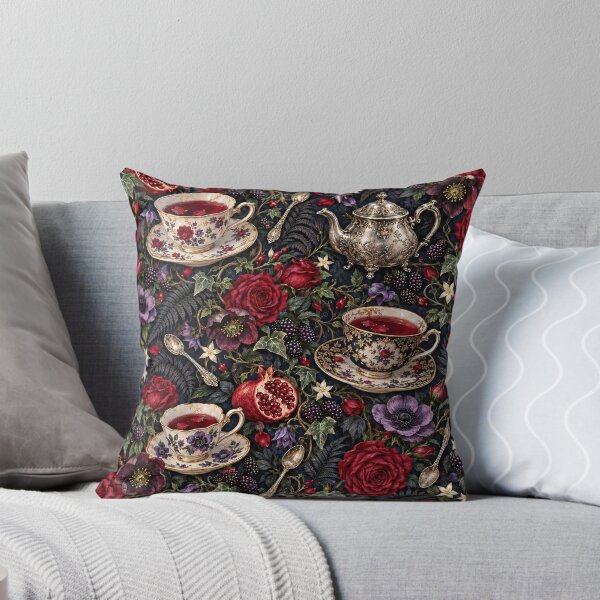 Item preview, Victorian Midnight Tea – Gothic Dark Academia Pattern designed and sold by Lichtisign.