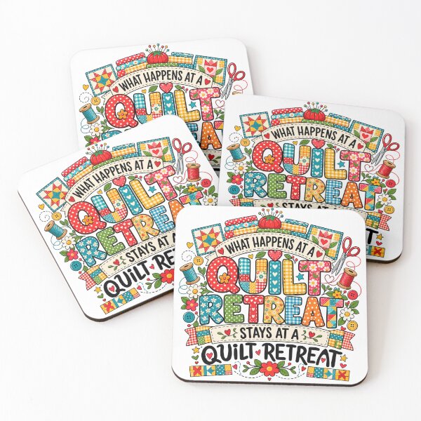 Item preview, What Happens At a Quilt Retreat Stays At a Quilt Retreat designed and sold by gordonbwyashop.