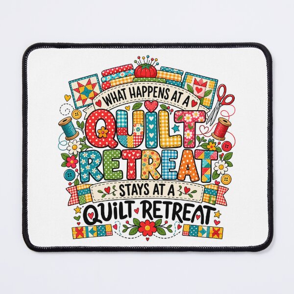 Item preview, What Happens At a Quilt Retreat Stays At a Quilt Retreat designed and sold by gordonbwyashop.