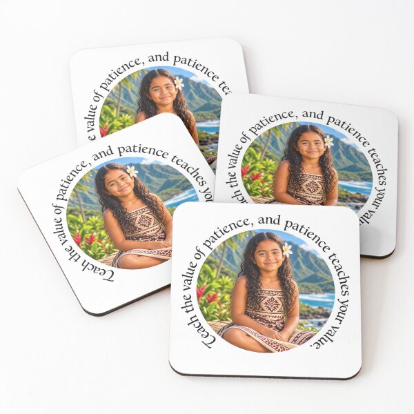 Item preview, Polynesian Patience Proverb - Teach the value of patience | Pacific Art designed and sold by ShakaLife.org.