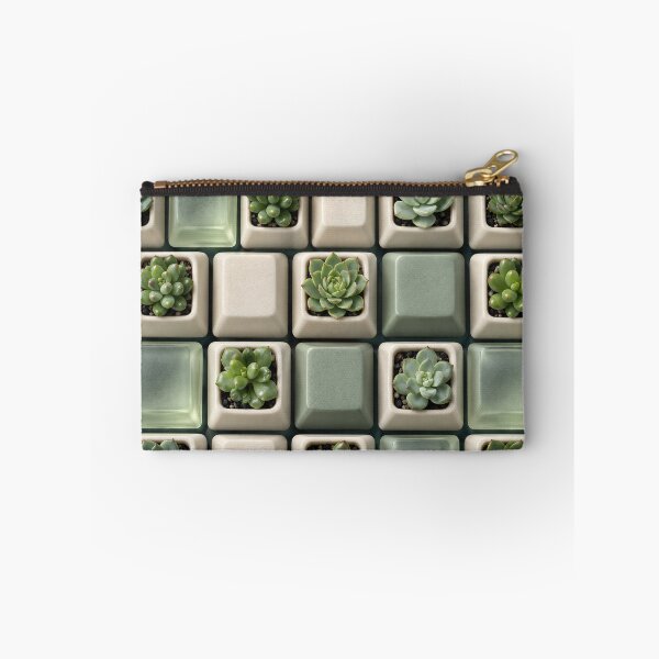 Item preview, Succulent Keyboard Pattern – Botanical Keycaps for Plant and Tech Lovers designed and sold by Kaleidoscope Print.