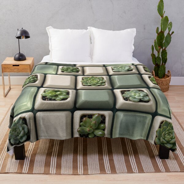 Item preview, Succulent Keyboard Pattern – Botanical Keycaps for Plant and Tech Lovers designed and sold by Kaleidoscope Print.