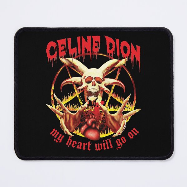 Item preview, Celine Dion Metal Parody Gothic Skull Design designed and sold by Alicia Jackson.