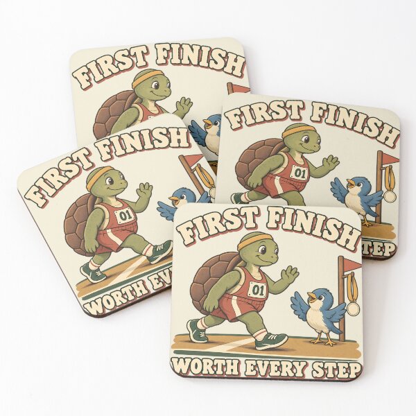 Item preview, First Finish Slow Runner Turtle Worth Every Step Gift designed and sold by MythicCotton.