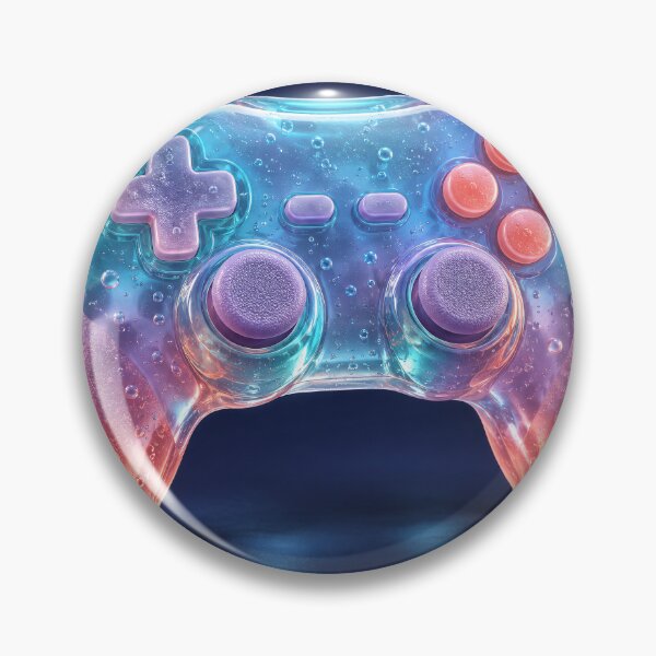 Item preview, Pastel Transparent Game Controller – Neon Gamer Aesthetic designed and sold by Kaleidoscope Print.