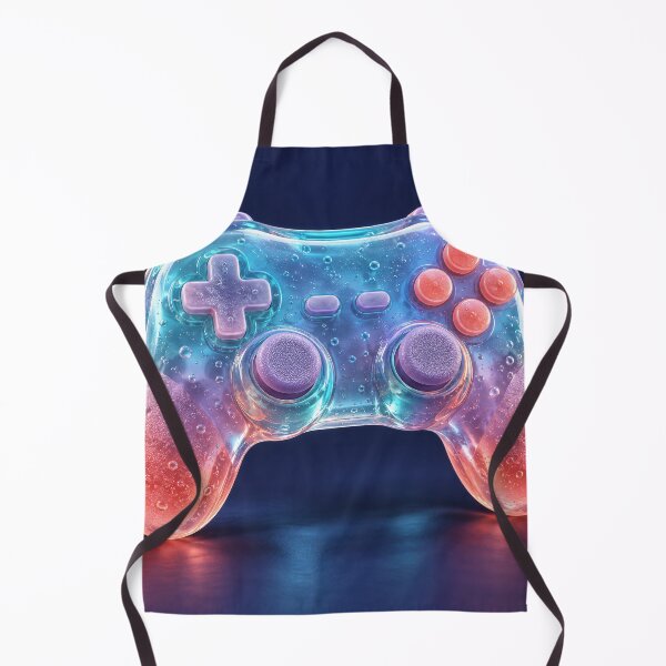 Item preview, Pastel Transparent Game Controller – Neon Gamer Aesthetic designed and sold by Kaleidoscope Print.
