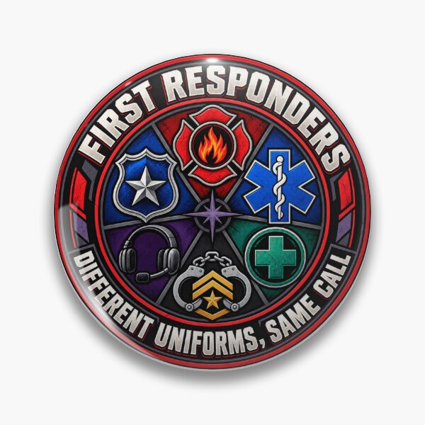Item preview, First responders designed and sold by CraftyGlamazon.