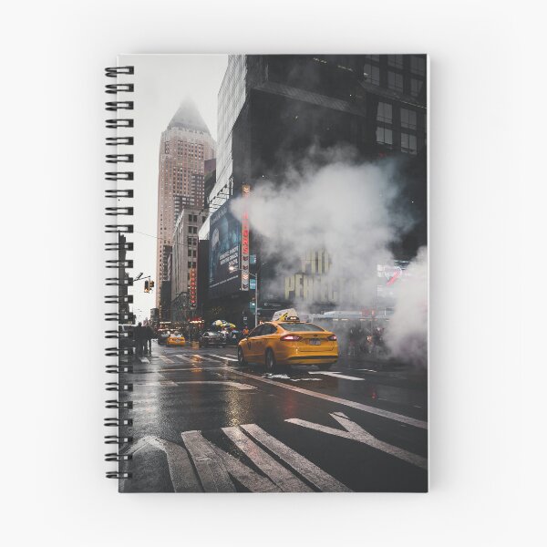 Item preview, Lived taxi cab in New York, fog and skyscrapers designed and sold by Mauswohn.