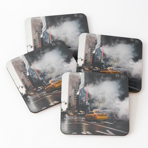 Item preview, Lived taxi cab in New York, fog and skyscrapers designed and sold by Mauswohn.