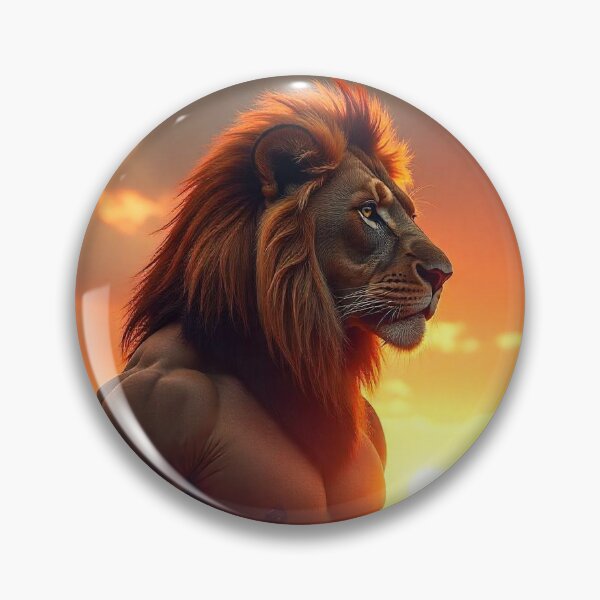 Item preview, Lion King: The Ultimate Bodybuilder of Strength and Majesty designed and sold by vinothmech53.