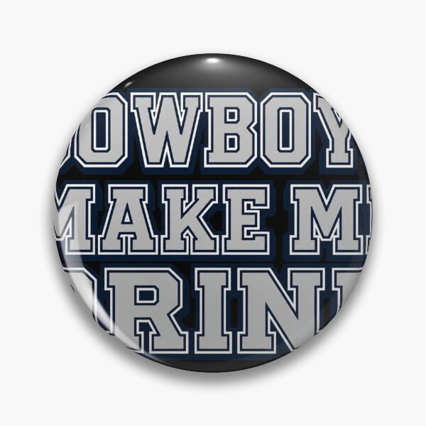 Item preview, Funny Texas Football Make Me Drink Silver Navy Game Day Art designed and sold by LindsayRenner.