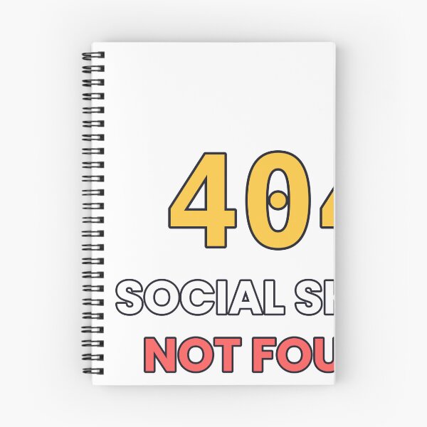 Item preview, 404 social skills not found designed and sold by phuket221108.