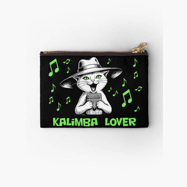 Item preview, Kalimba Player Green-Eyed Cat designed and sold by Litely.