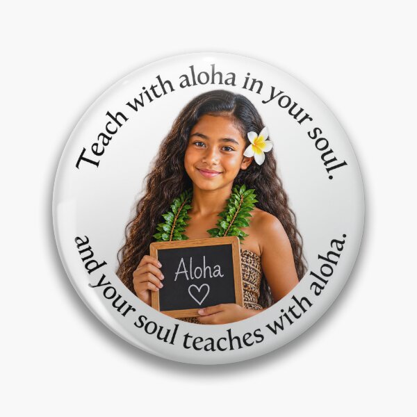 Item preview,  Polynesian Education Proverb - Teach with aloha in your soul | Pacific Art designed and sold by ShakaLife.org.
