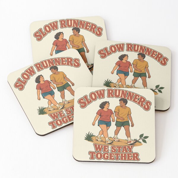 Item preview, Slow Runners We Stay Together Retro Running Buddy Gift designed and sold by MythicCotton.