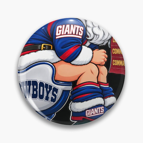 Item preview, Funny Football Rivalry Toilet Santa Christmas Bathroom Humor Art designed and sold by LindsayRenner.