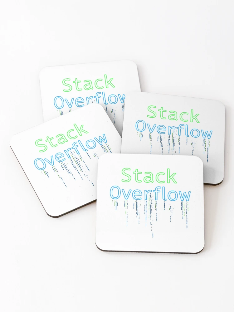 Thumbnail 1 of 5, Coasters (Set of 4), Stack Overflow designed and sold by Creative jiffy.