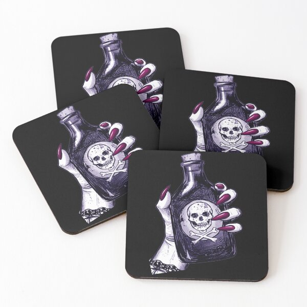 Item preview, Manicured Hand Holding Poison Bottle designed and sold by weirdove.