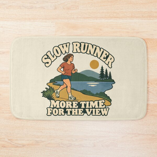Item preview, Slow Runner More Time For The View Retro Trail Jogger Gift designed and sold by MythicCotton.