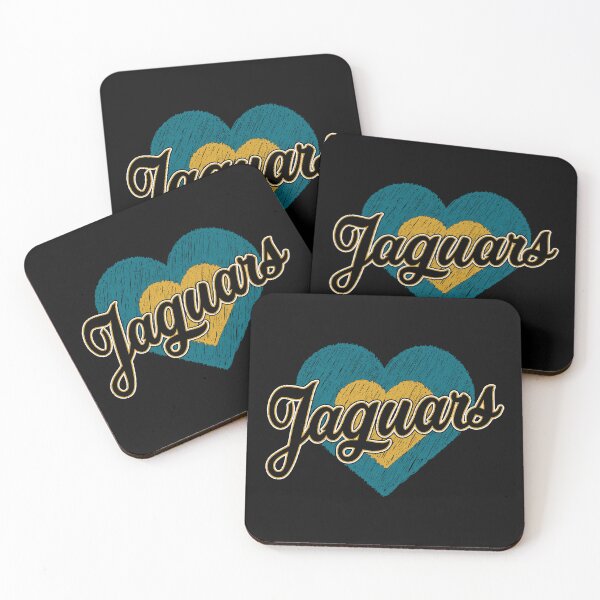 Item preview, Vintage Jaguars Hearts Football Team Spirit designed and sold by RockTheFeal.