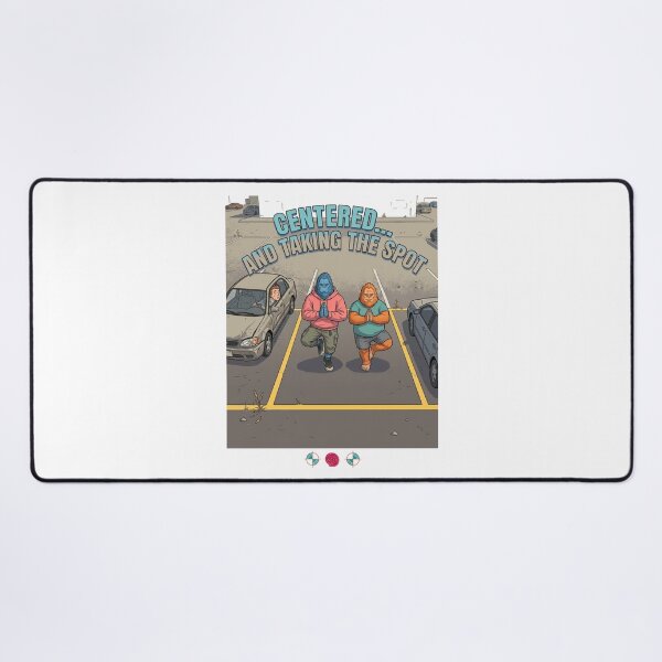 Item preview, "Centered... And Taking the Spot" Funny Sasquatch Yoga designed and sold by Whimsy Trail Co.
