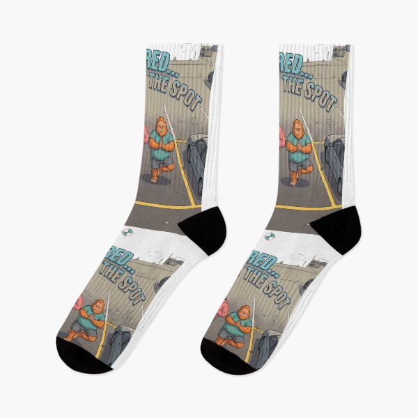 Item preview, "Centered... And Taking the Spot" Funny Sasquatch Yoga designed and sold by Whimsy Trail Co.
