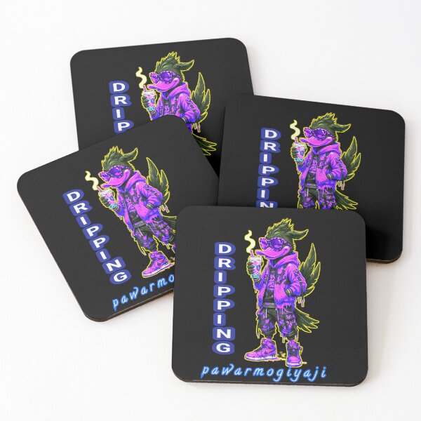 Item preview, Purple Dripping Streetwear Cyberpunk Art designed and sold by Pawar1999.