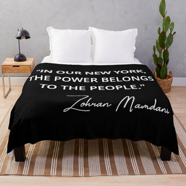 Item preview, Zohran Mamdani New York Mayor Quote - In Our New York, The Power Belongs To The People I designed and sold by Lemon Pepper.