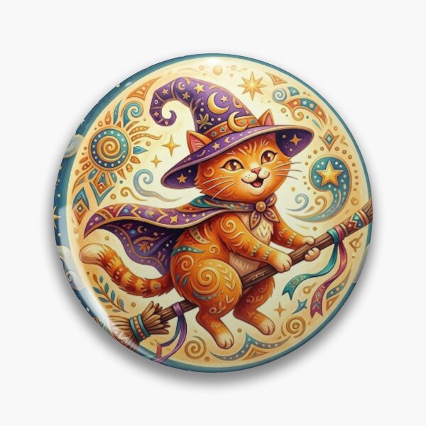 Item preview, ORANGE CAT WITCH designed and sold by likbatonboot.
