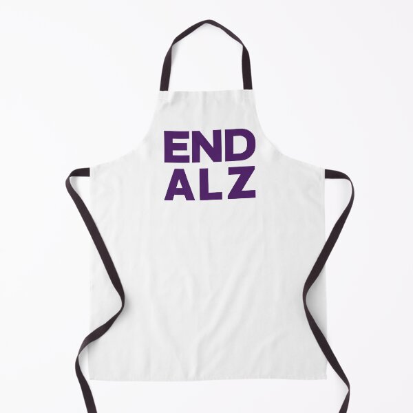 Item preview, END ALZ Alzheimer's Awareness Purple Bold Typography Design designed and sold by artworkathome.