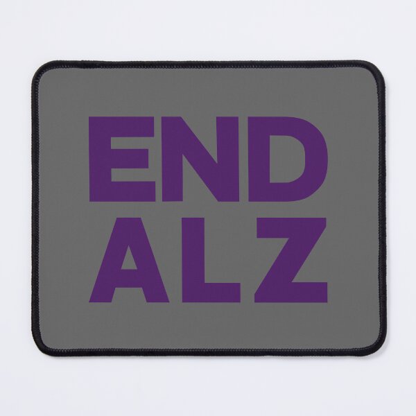 Item preview, END ALZ Alzheimer's Awareness Purple Bold Typography Design designed and sold by artworkathome.