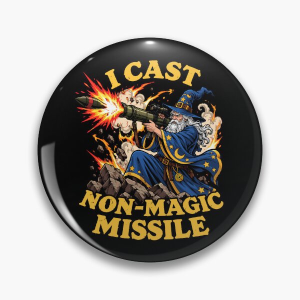 Item preview, I Cast Non-Magic Missile Funny Wizard Tabletop Gamer designed and sold by andre-hollow.