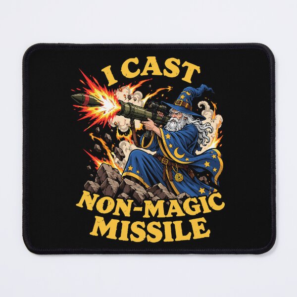Item preview, I Cast Non-Magic Missile Funny Wizard Tabletop Gamer designed and sold by andre-hollow.