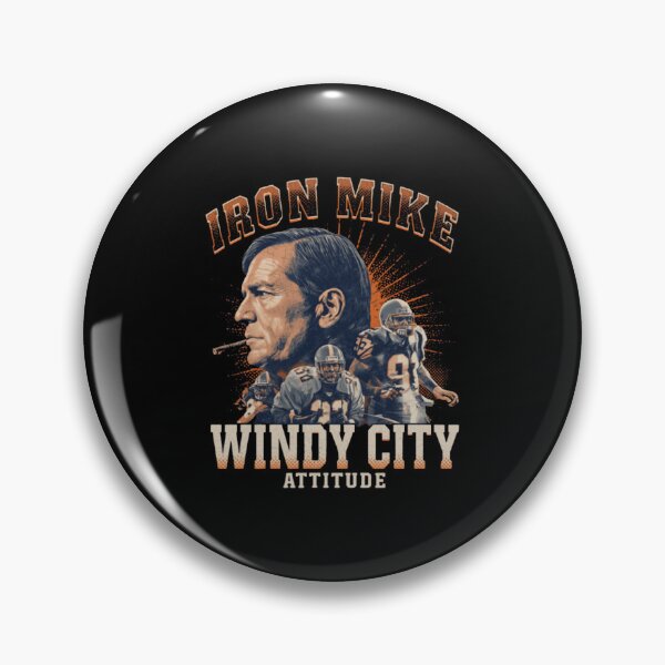 Item preview, Iron Mike Windy City Attitude Retro Football Graphic designed and sold by BartholomewAsh.