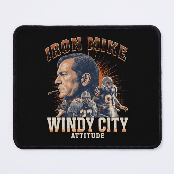 Item preview, Iron Mike Windy City Attitude Retro Football Graphic designed and sold by BartholomewAsh.