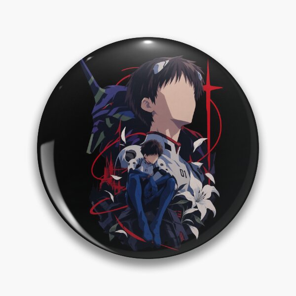 Item preview, Shinji Ikari Silhouette Poster – Neon Genesis Evangelion designed and sold by · GAMING SOUL ·.