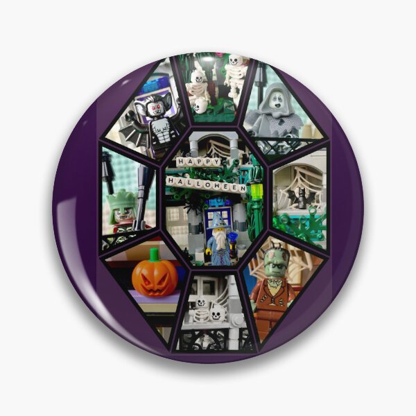 Item preview, Happy Halloween - Gem Shaped Lego photo montage designed and sold by Julia Marshall Felix.