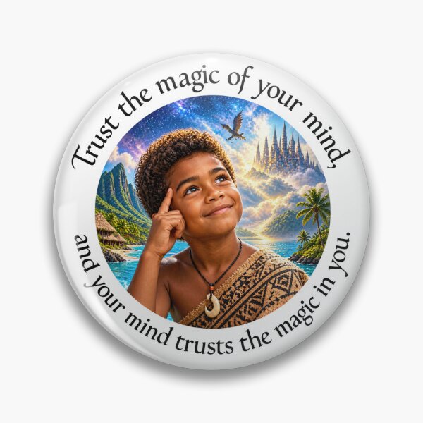 Item preview,   	 Polynesian Empowerment Proverb - Trust the magic of your mind | Pacific Art designed and sold by ShakaLife.org.