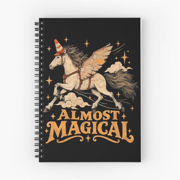 Item preview, Almost Magical Funny Pegasus Traffic Cone Hat Unicorn Meme designed and sold by elongatedjazz.