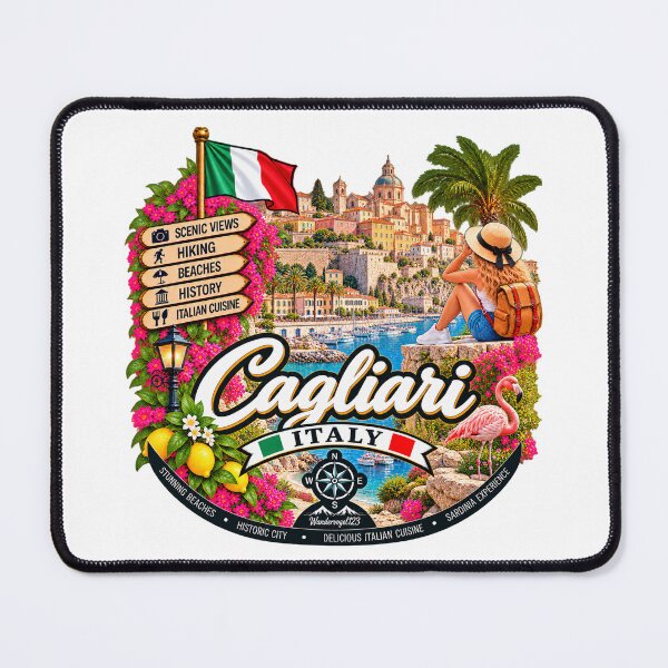 Item preview, Cagliari Sardinia – Historic Old Town Mediterranean & Travel Adventures designed and sold by Wandervogel123.
