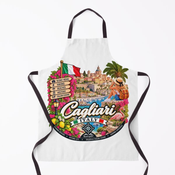 Item preview, Cagliari Sardinia – Historic Old Town Mediterranean & Travel Adventures designed and sold by Wandervogel123.