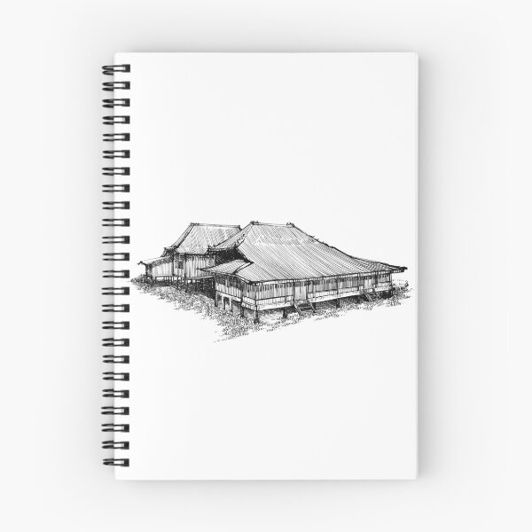 Item preview, Indonesia traditional house from Sumatera Selatan province sketch designed and sold by midsketcher.
