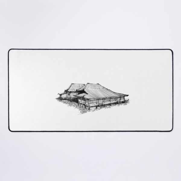 Item preview, Indonesia traditional house from Sumatera Selatan province sketch designed and sold by midsketcher.
