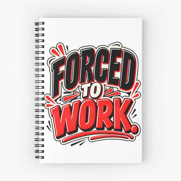 Item preview, Forced to Work – Funny Relatable Work Humor designed and sold by Pali's shop.