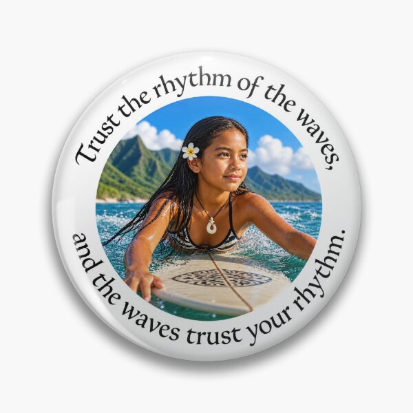 Item preview,   	 Tahiti Flow Chiasmus Proverb - Trust the rhythm of the waves | Island Wisdom Art designed and sold by ShakaLife.org.