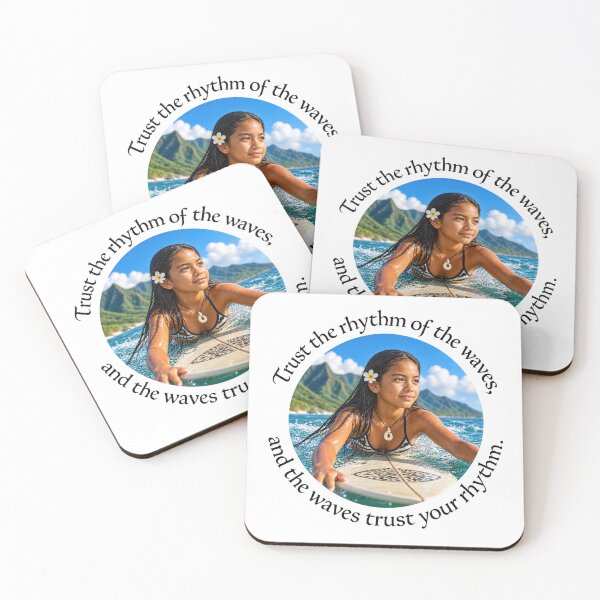 Item preview,   	 Tahiti Flow Chiasmus Proverb - Trust the rhythm of the waves | Island Wisdom Art designed and sold by ShakaLife.org.